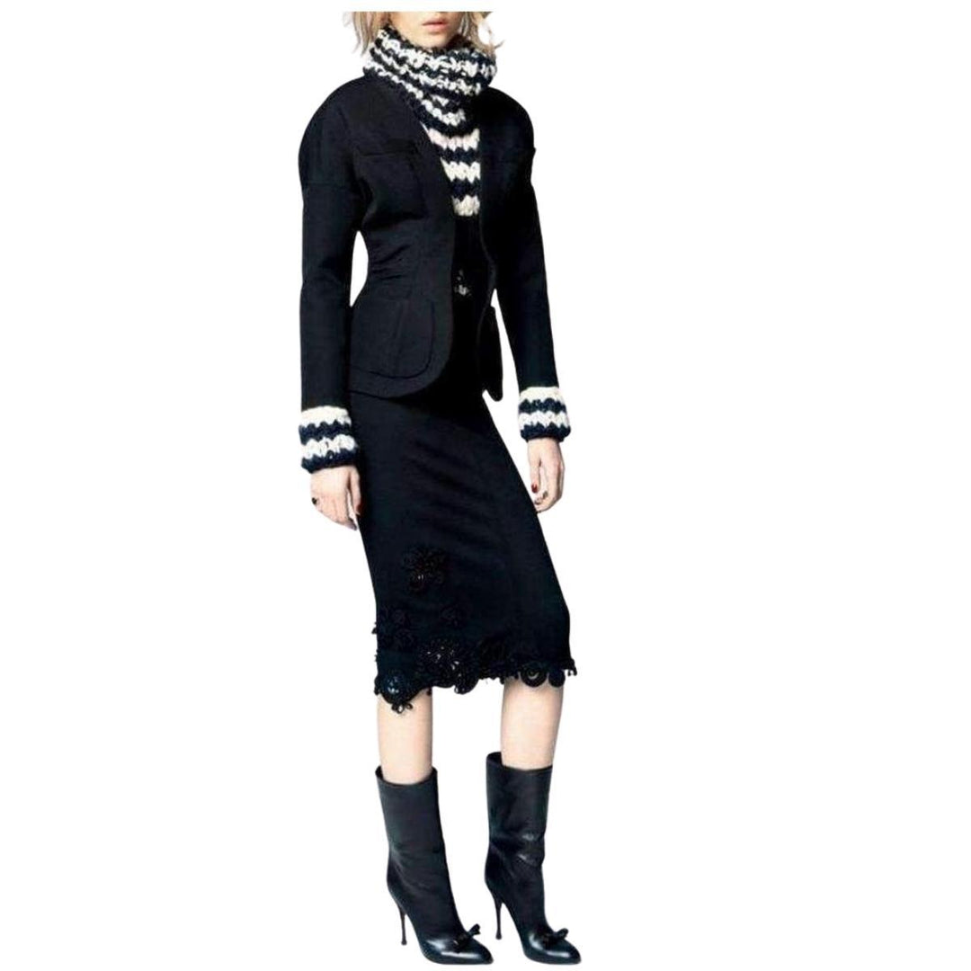 Wool Open Front Blazer Jacket