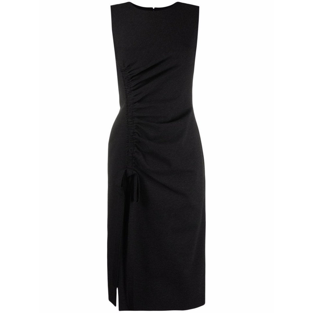 Oscar de la Renta-Gathered-detail Shift Dress - Runway Catalog
