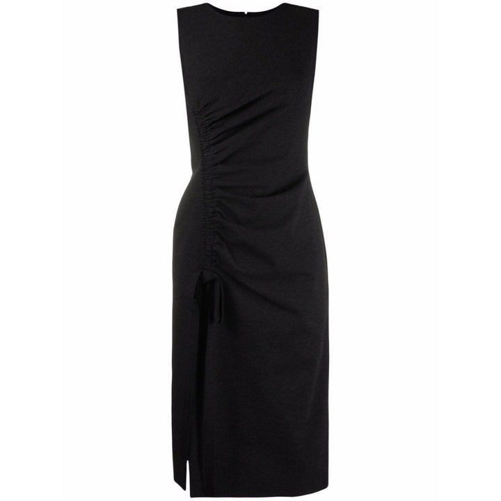 Oscar de la Renta-Gathered-detail Shift Dress - Runway Catalog