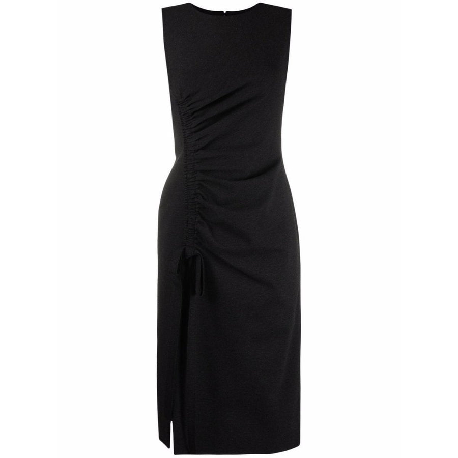 Oscar de la Renta-Gathered-detail Shift Dress - Runway Catalog