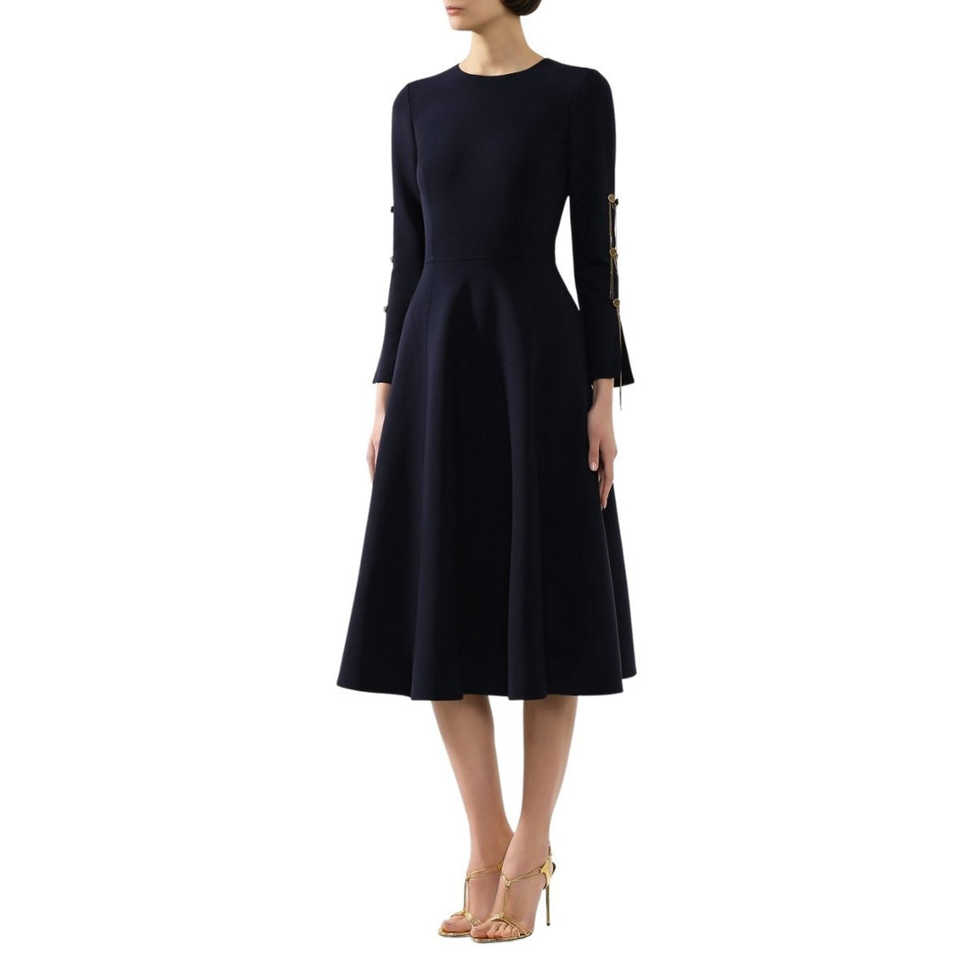 Wool-blend Midi Dress