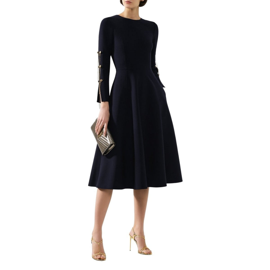 Wool-blend Midi Dress