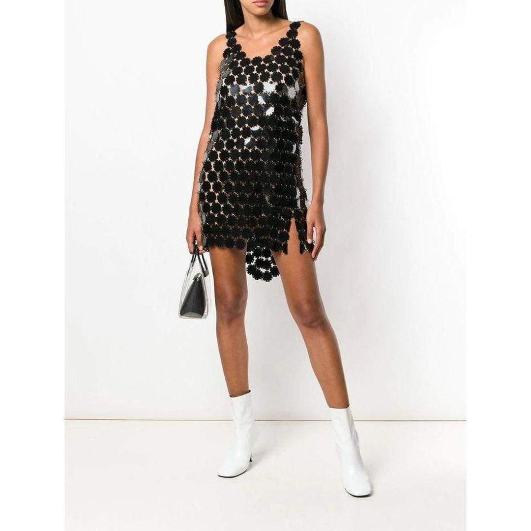 Chain-link Mini Dress