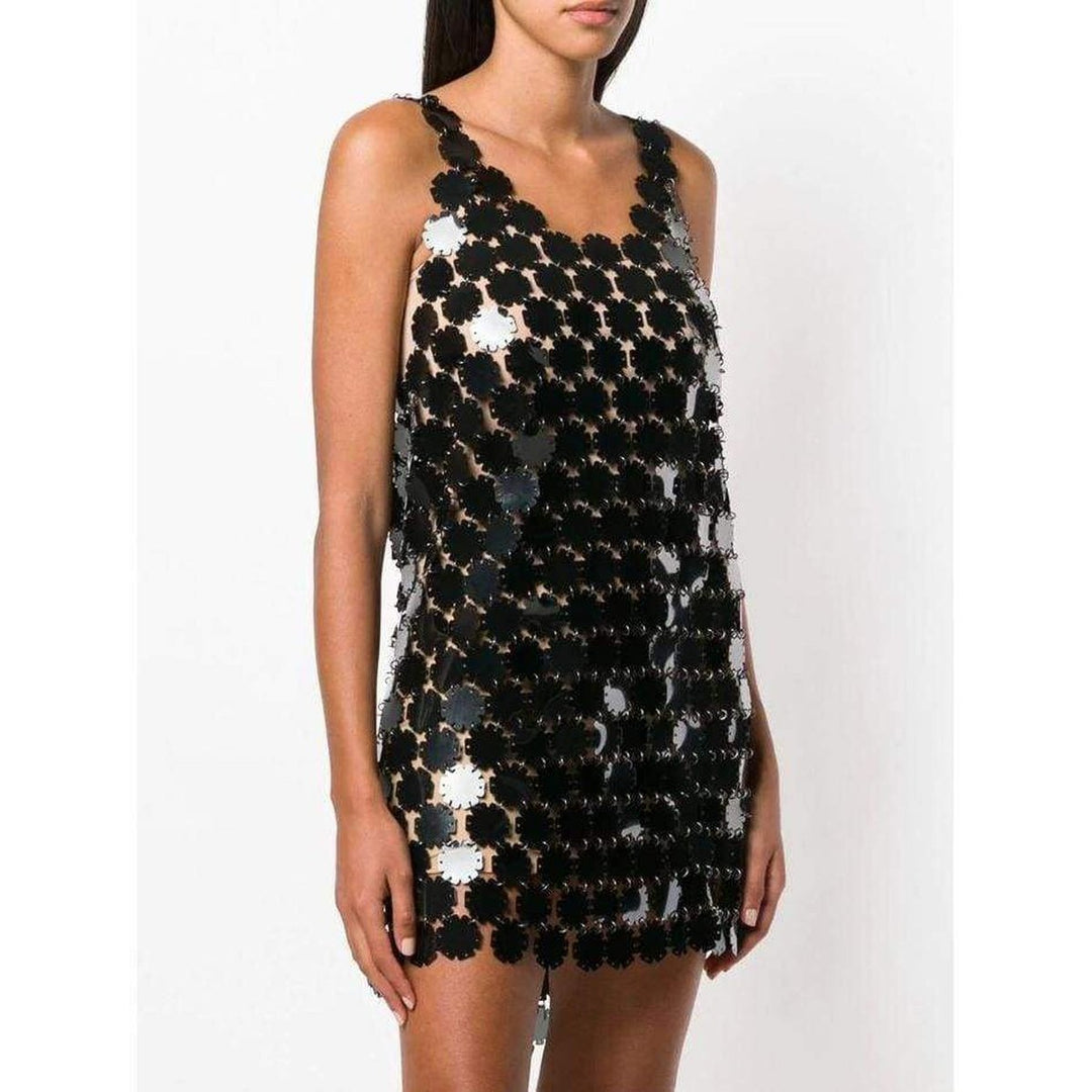 Chain-link Mini Dress