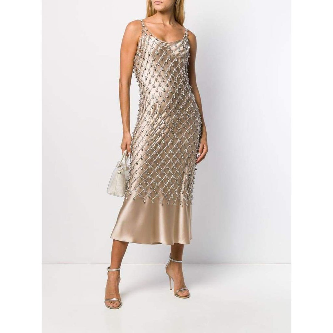 Crystal Chain Link Dress