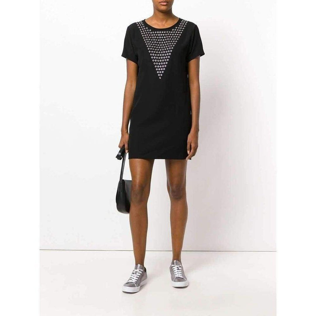 Rivet Stud Black Dress