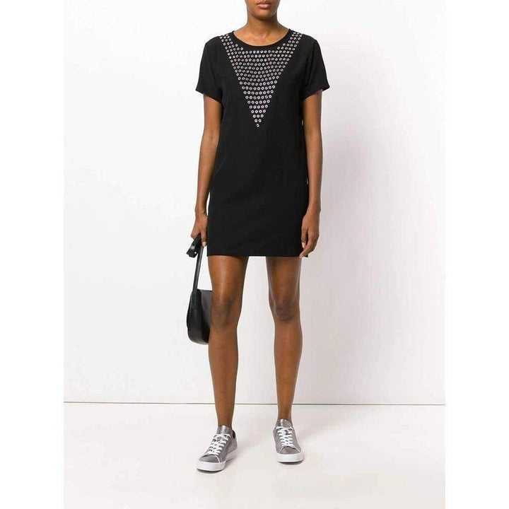 Rivet Stud Black Dress