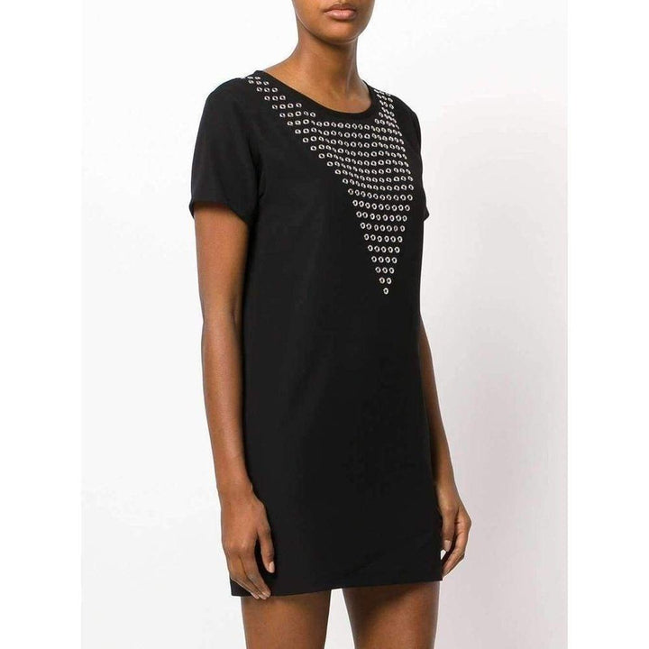 Rivet Stud Black Dress