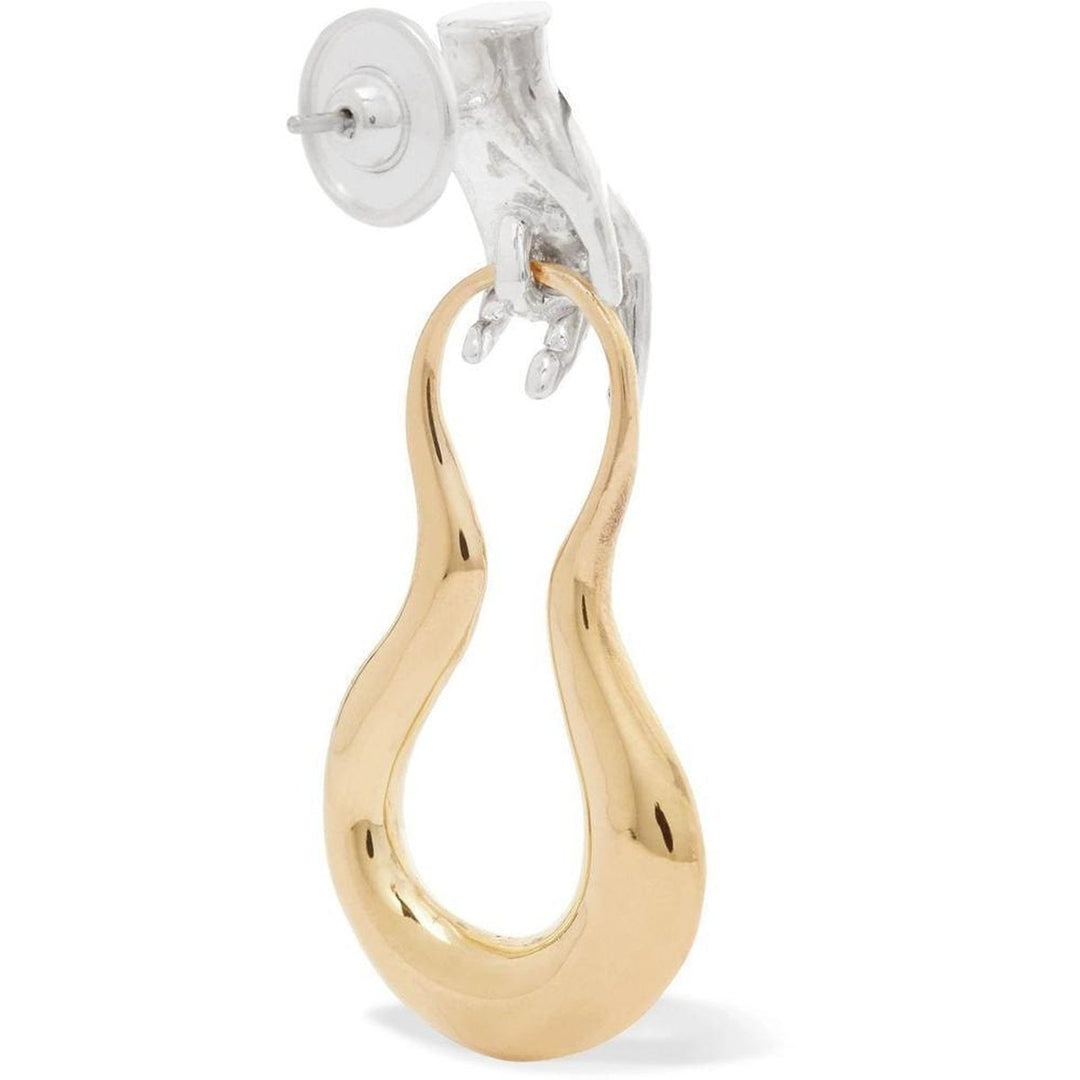 Sterling Silver and 18K Gold Plating Earrings