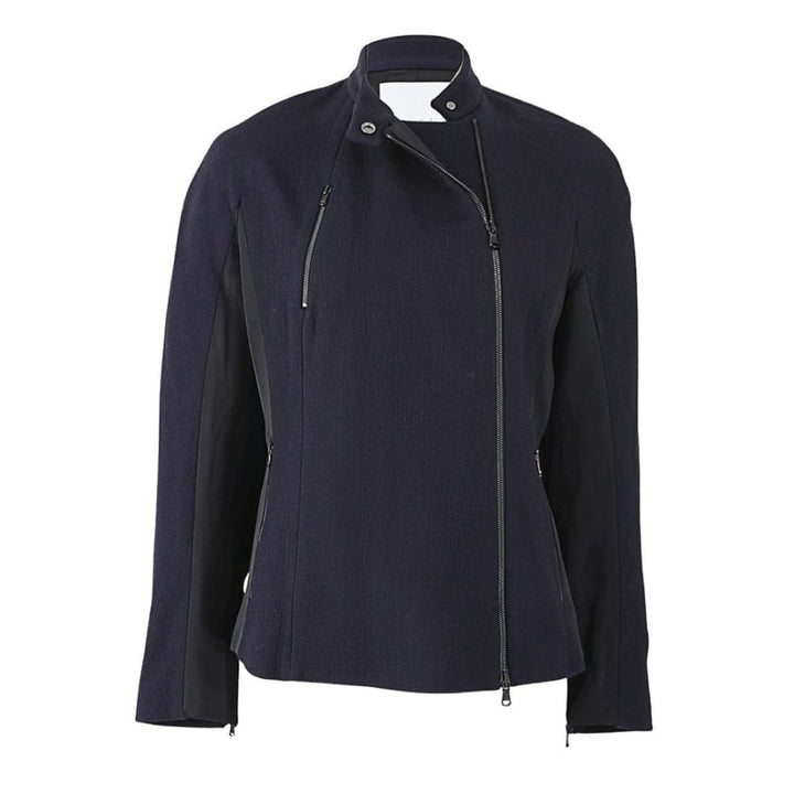Blue Satin Insert Fencing Jacket