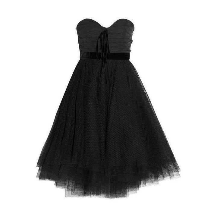 Philosophy Di Lorenzo Serafini-Faille and Swiss Dot Tulle Dress - Runway Catalog