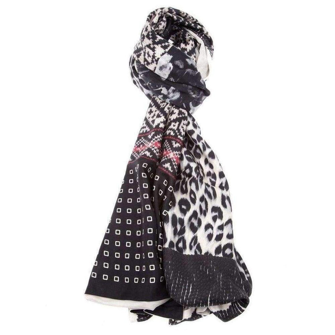 Pierre-Louis Mascia Multi Print Silk Cashmere Blend Scarf