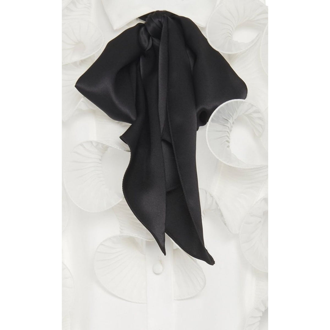 Ruffled Silk Top