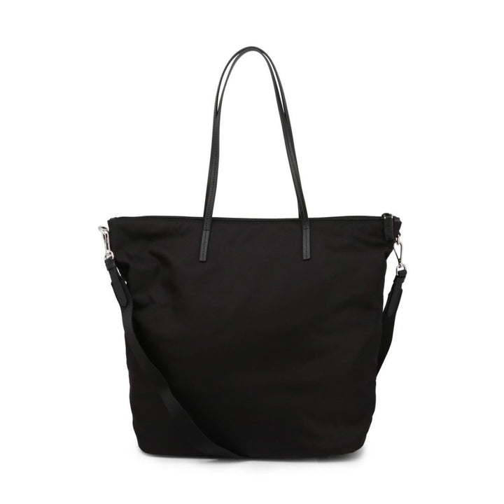 Prada Tessuto Nylon Black Convertible Shopping Tote 1BG189