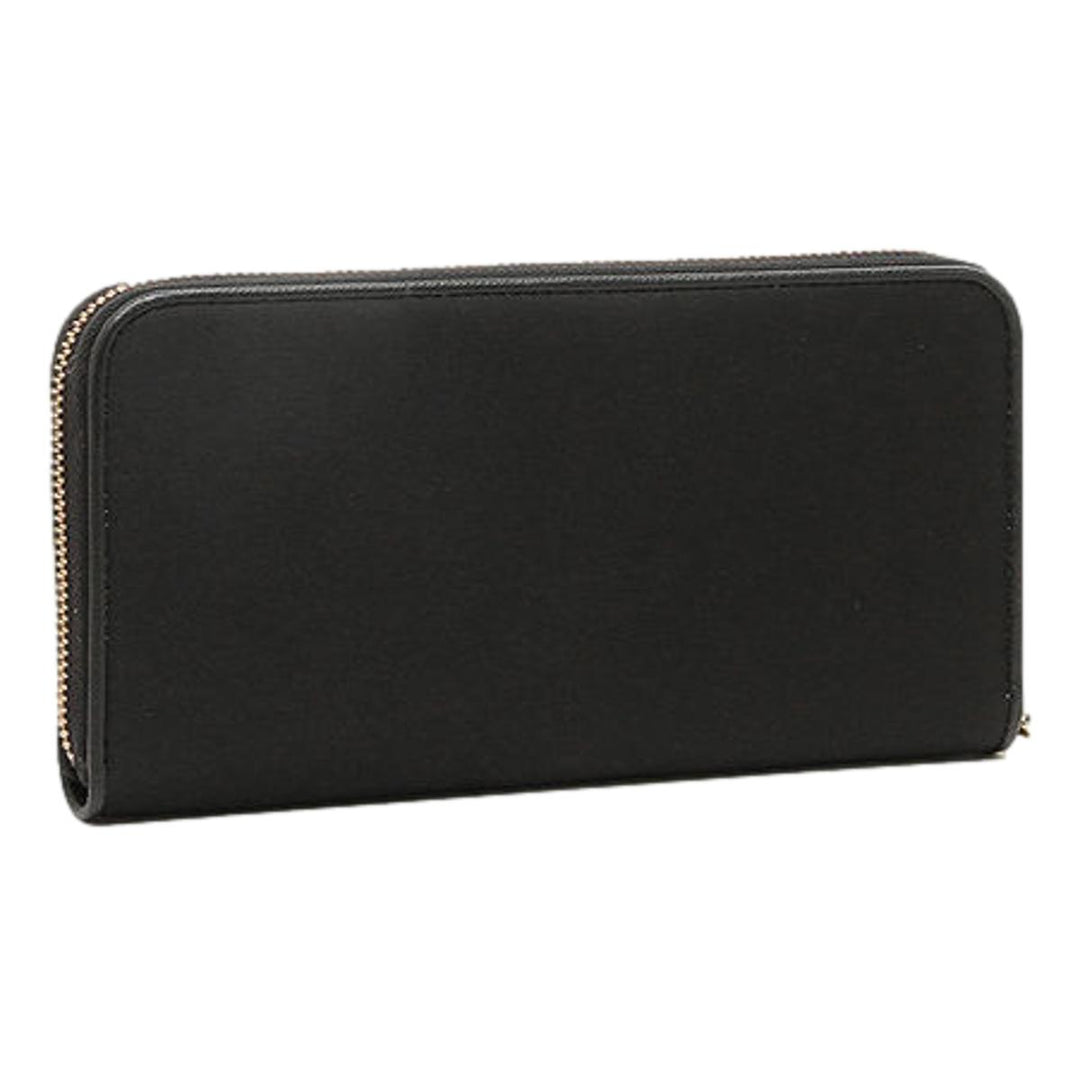 Prada Black Tessuto Nylon Zip Around Wallet 1ML506