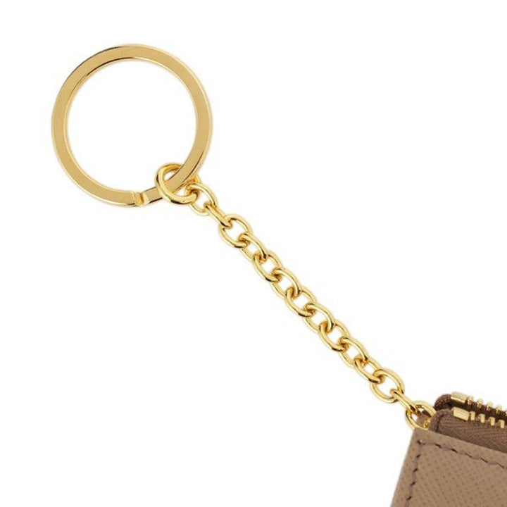 Prada Cammeo Saffiano Leather Key Holder Pouch Wallet 1PP026