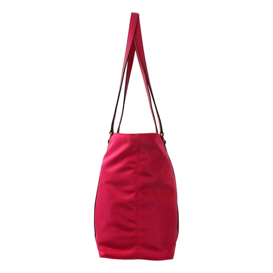 Prada Fuchsia Pink Tessuto Nylon Shopping Tote Bag 1BG291
