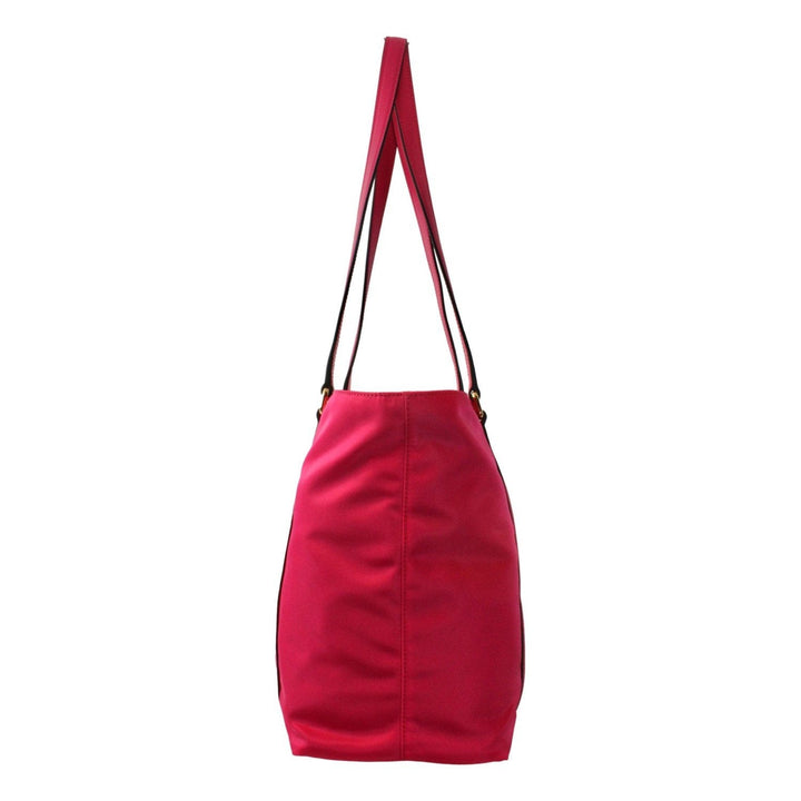 Prada Fuchsia Pink Tessuto Nylon Shopping Tote Bag 1BG291
