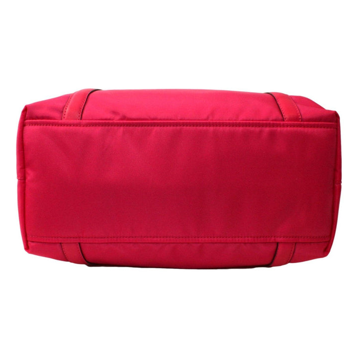 Prada Fuchsia Pink Tessuto Nylon Shopping Tote Bag 1BG291