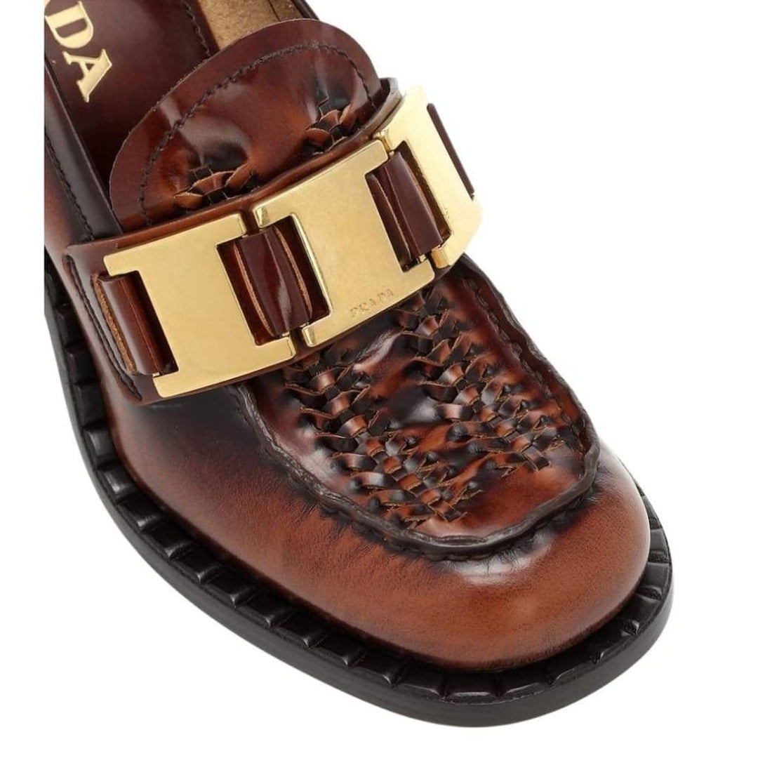 Leather Loafer Pumps