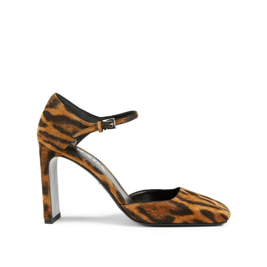 Prada-Leopard Print Suede Pumps - Runway Catalog