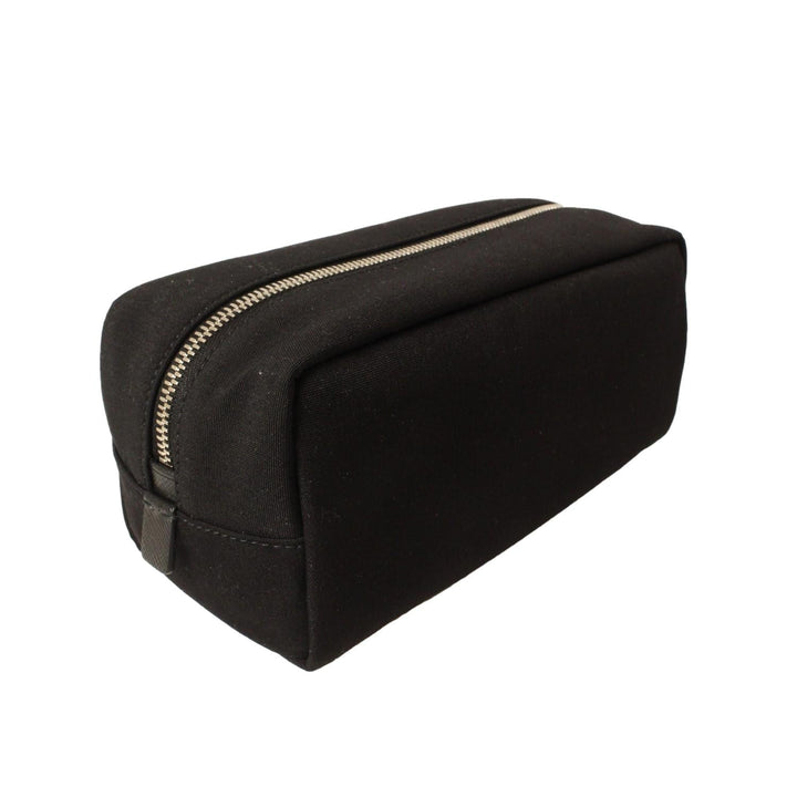 Prada Necessaire Black Cordura Fabric Cosmetic Toiletry Bag 2NA001