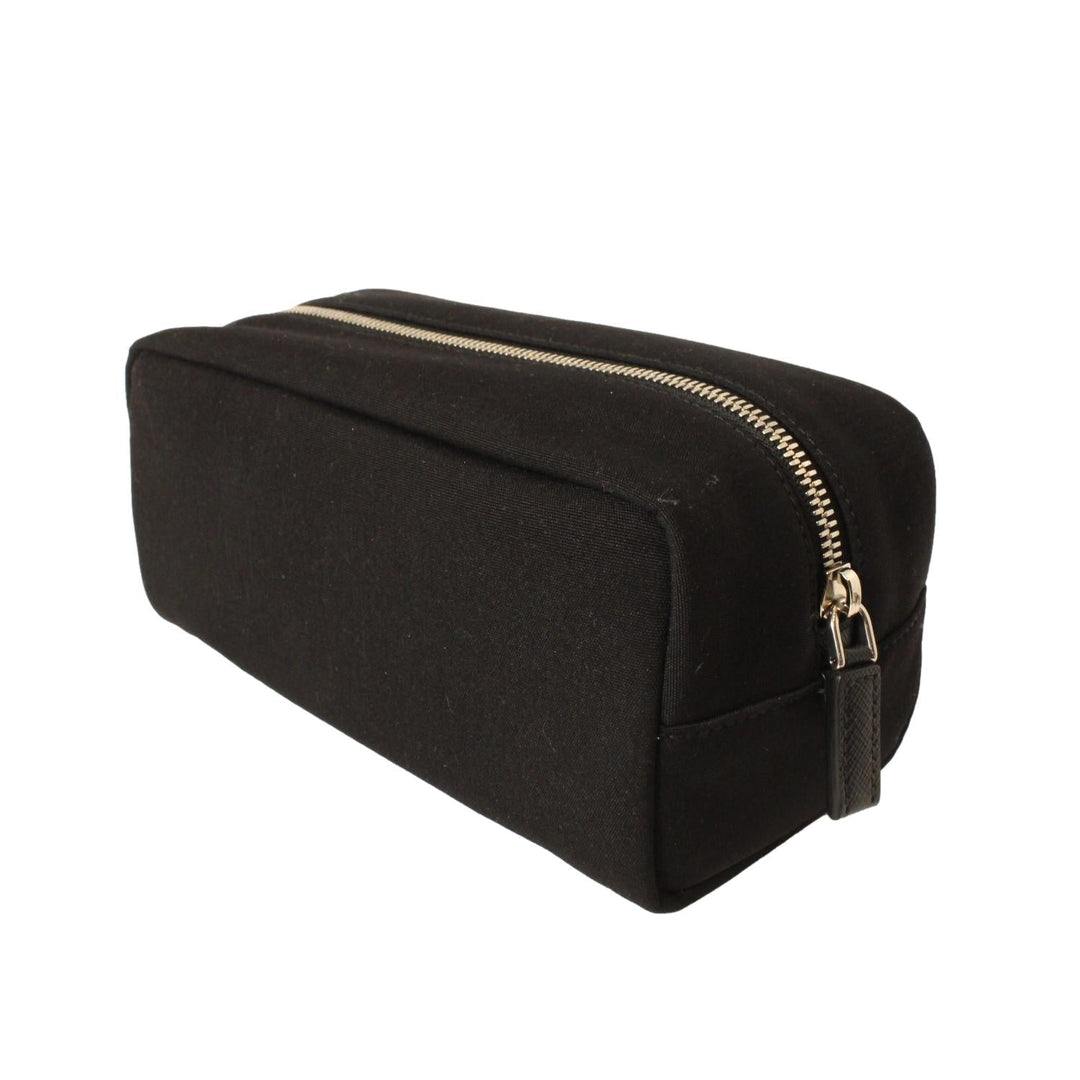 Prada Necessaire Black Cordura Fabric Cosmetic Toiletry Bag 2NA001