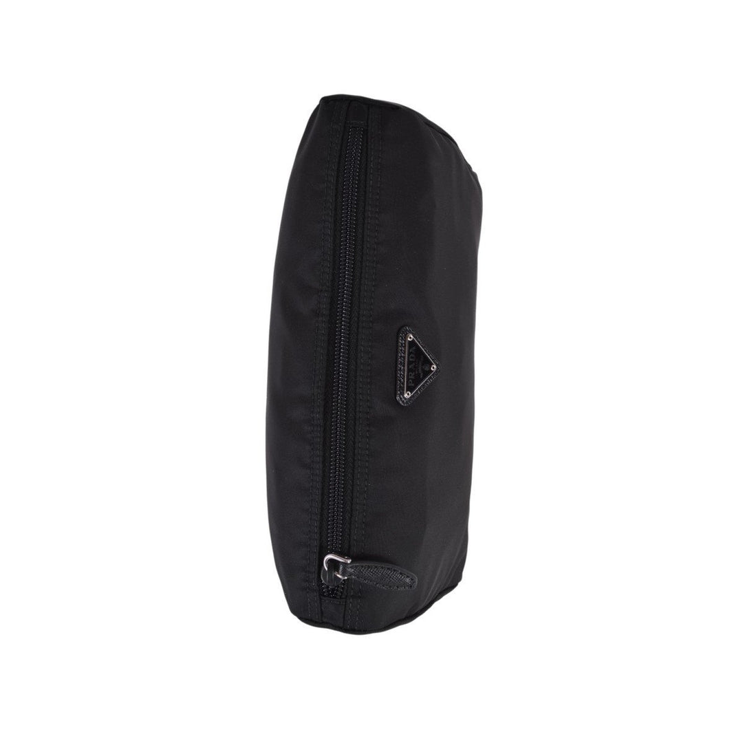 Prada Necessaire Black Tessuto Nylon Large Toiletry Case 1NA012