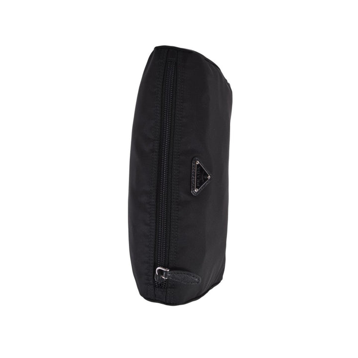 Prada Necessaire Black Tessuto Nylon Large Toiletry Case 1NA012