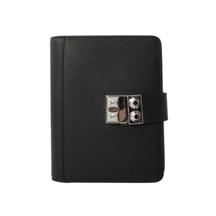 Prada Nero Black Saffiano Lock Journal 1AZ002