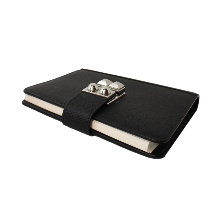 Prada Nero Black Saffiano Lock Journal 1AZ002