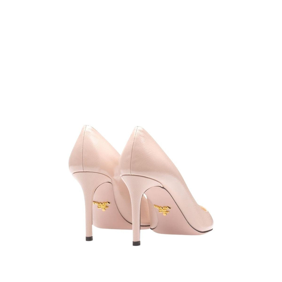 Saffiano Leather 85mm High-heel Pumps