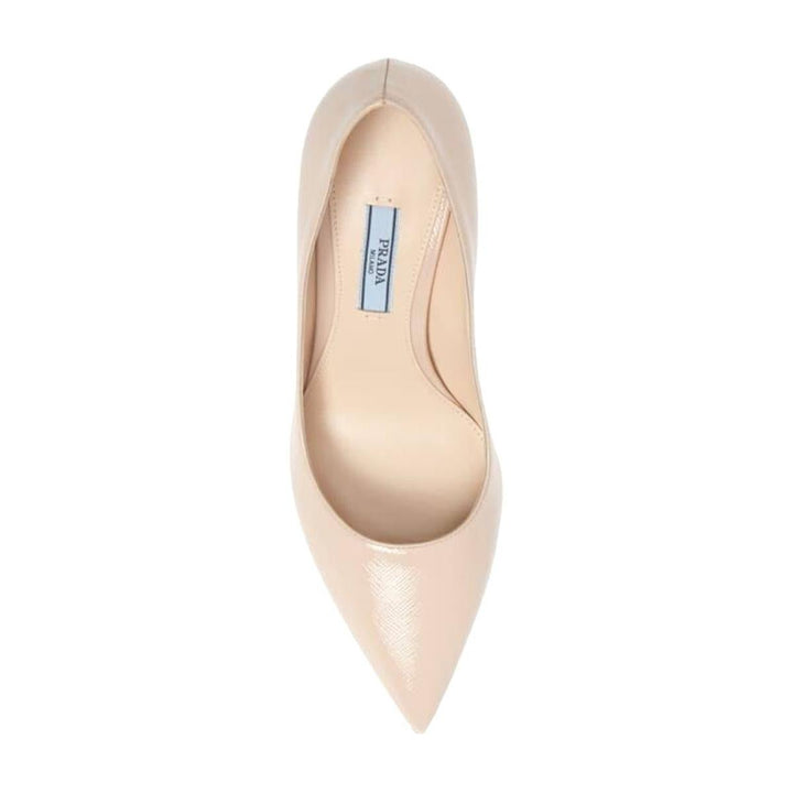 Saffiano Leather 85mm High-heel Pumps