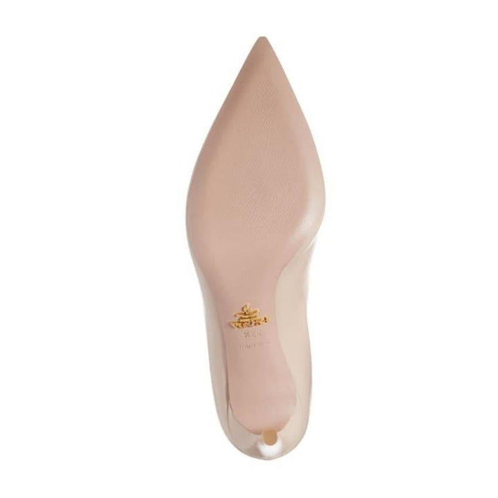 Saffiano Leather 85mm High-heel Pumps