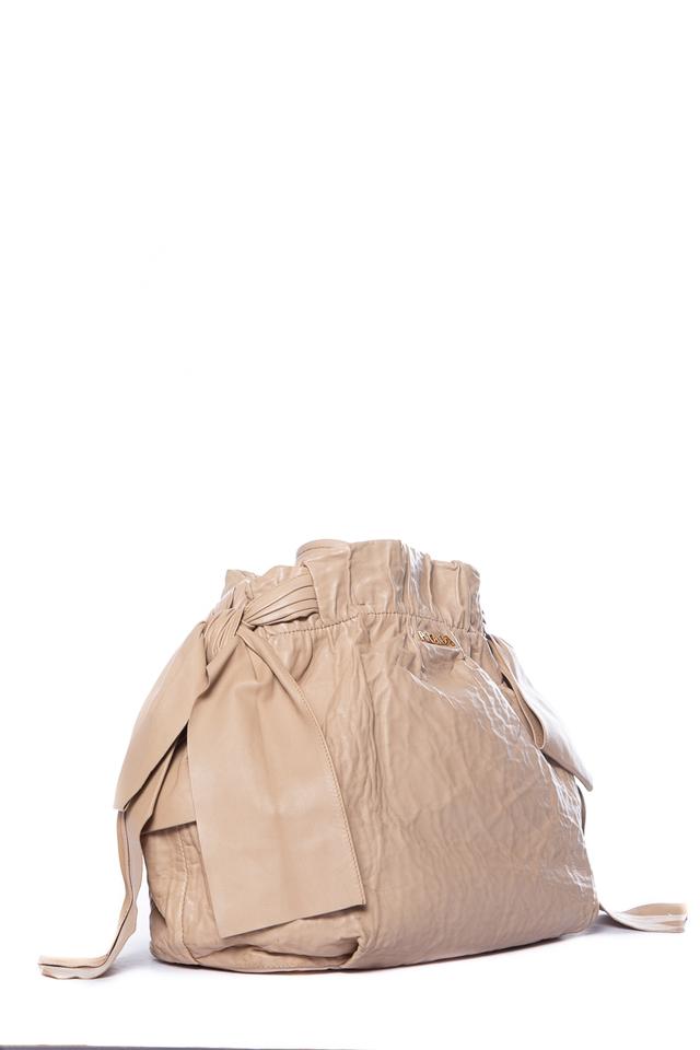 Prada Tan Leather Tote