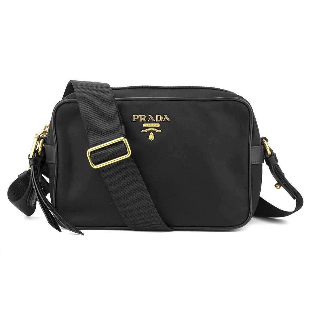 Prada Tessuto Nylon Black Camera Bag Cross Body 1BH089