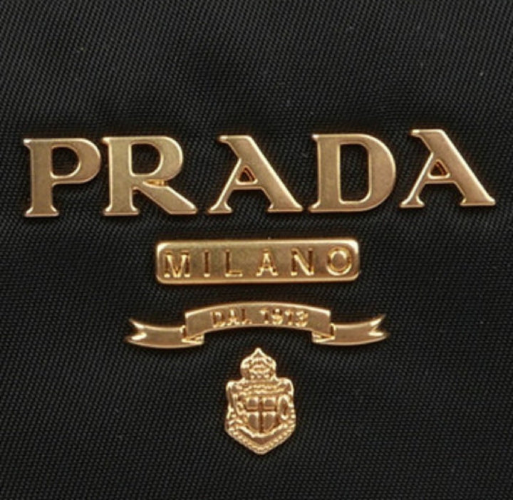 Prada Tessuto Nylon Black Camera Bag Cross Body 1BH089