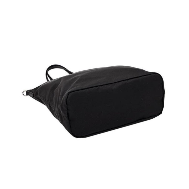 Prada Tessuto Nylon Black Convertible Shopping Tote 1BG189