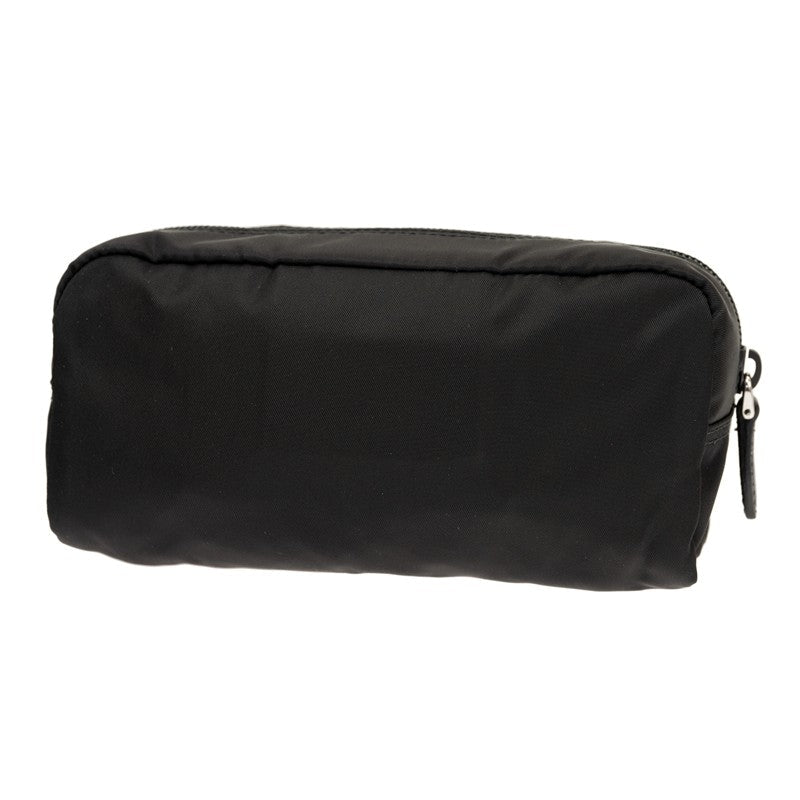Prada Tessuto Nylon Black Cosmetic Case Necessaire Bag 1NA350