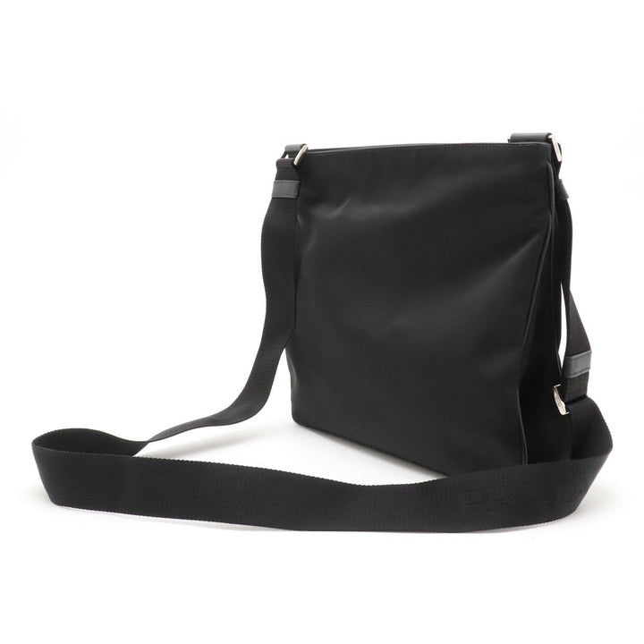 Prada Tessuto Saffiano Black Messenger Bag Cross Body 2VH563