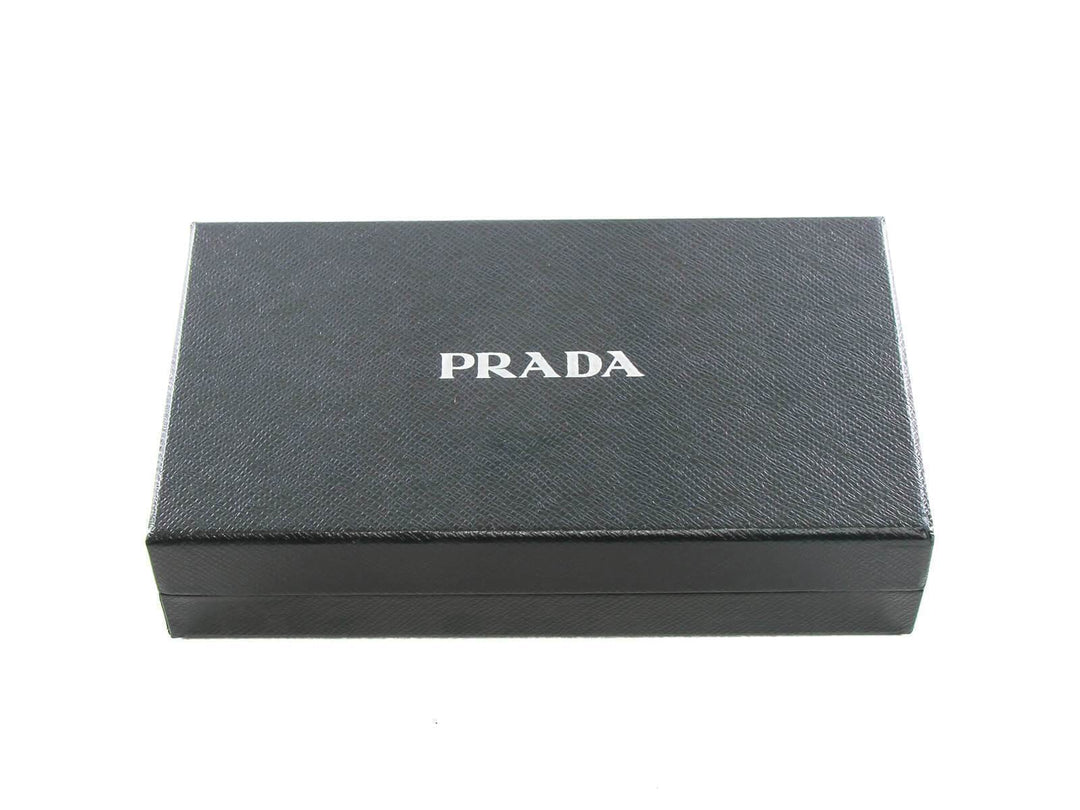Prada Trick Pelle Saffiano Black PRADA Key Chain Charm 2TL253