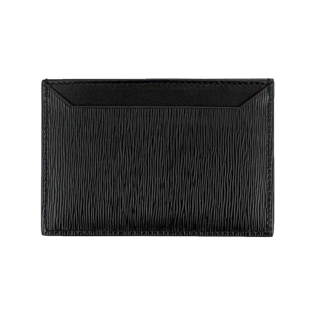 Prada Vitello Move Black Leather Card Holder Wallet 1MC208