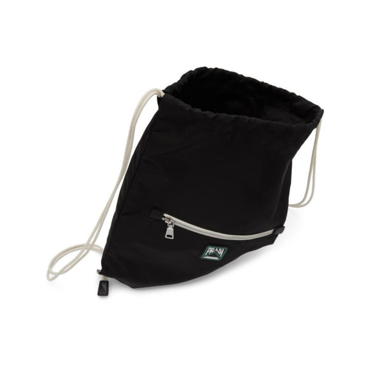 Prada Zaino Black Tessuto Nylon Drawstring Backpack 2VZ030