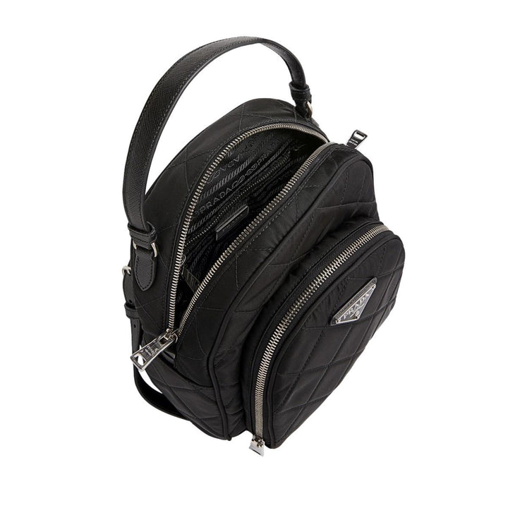 Prada Zaino Black Tessuto Nylon Quilted Backpack 1BZ066