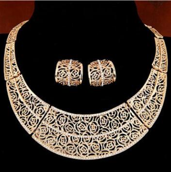 ZOSHI Jewelry Sets Women Indian African Jewelry Set amazing price Wedding Jewellery For Brides Dubai Gold Jewelry Sets