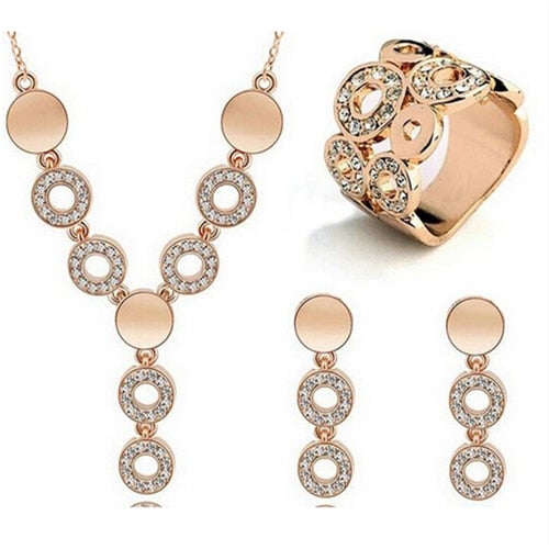 ZOSHI Jewelry Sets Women Indian African Jewelry Set amazing price Wedding Jewellery For Brides Dubai Gold Jewelry Sets