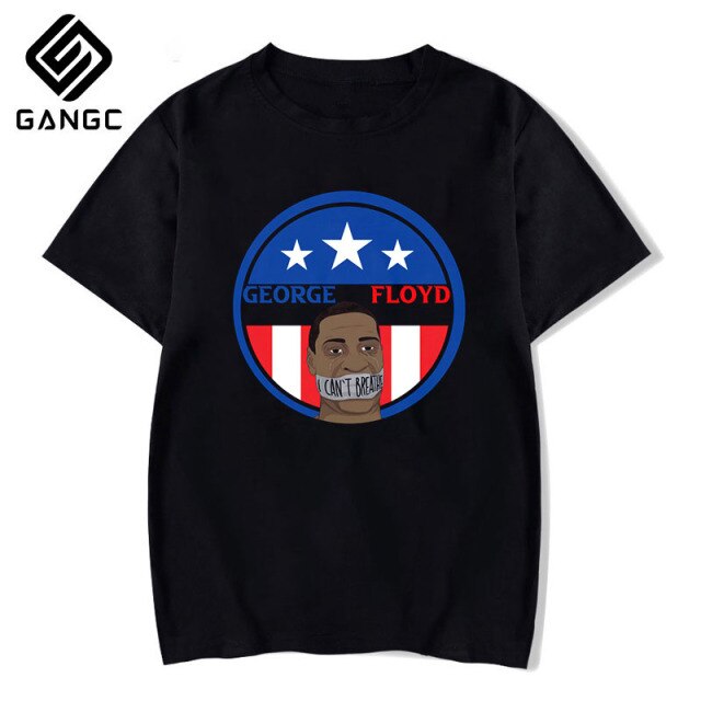 I Cant Breathe Streetwear Black Lives Matter Man T Shirt  Hiphop Short Sleeve Casual Print Tees george floyd t shirt