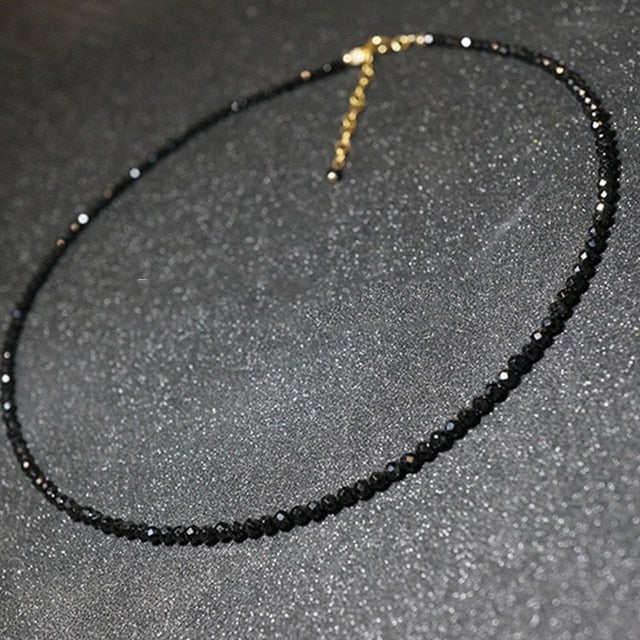 Simple Black Beads Short Necklace Female 2020 Fashion Jewelry Women Choker Necklaces Bijoux Femme Ladies Party Necklace