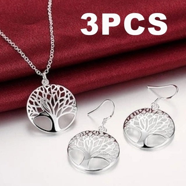 Exquisite Eardrop Shape Pendant Neckalce Water Drop Jewelry Set Hand Chain Bracelet Necklaces Ring Hook Oval Earings for Women