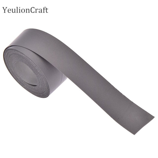 Chzimade 1.5/2/2.5CM Heat Transfered Reflective Tape Sticker For Clothes Iron On Bag Shoes Diy Handmade Crafts